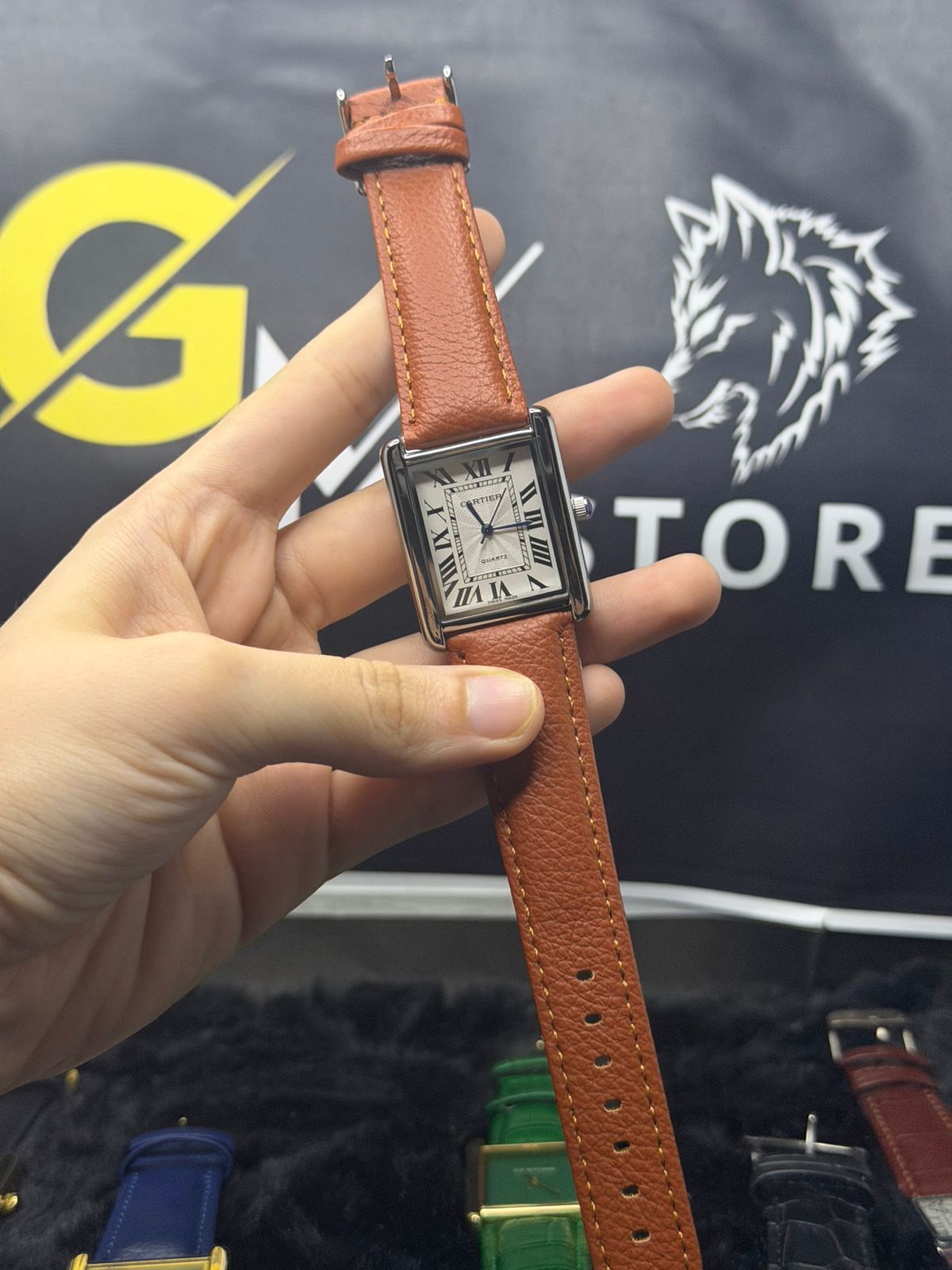 Cartier old money tank watch (Available in 6 colors)