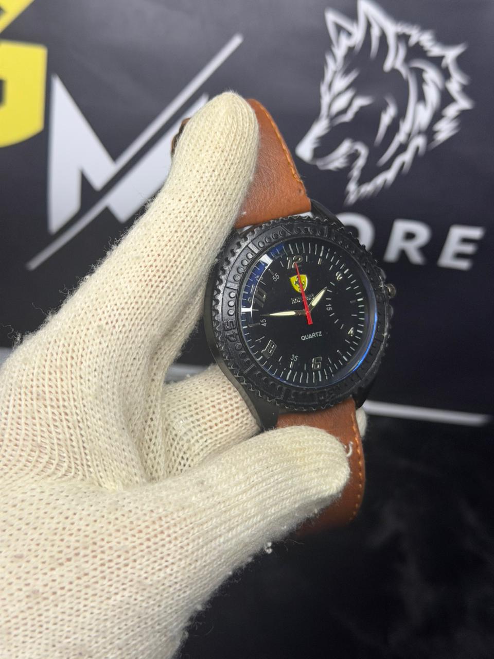 Brown Leather Strap Watch (Used)